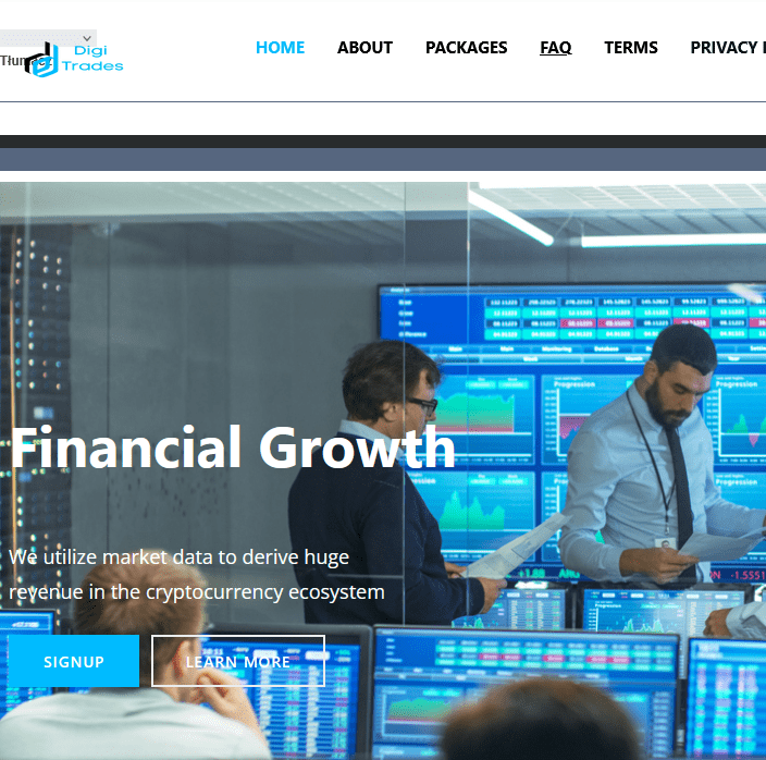 Digi Trades / DIGITRADES / digitrades.pro Unauthorized Website