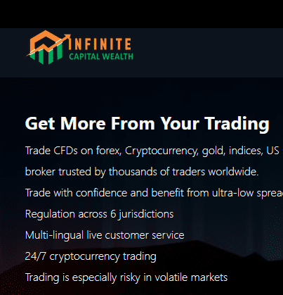 Infinite Capital Wealth Fake website