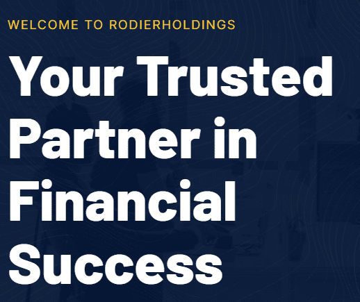 Rodierholdings Unauthorized Trading Website