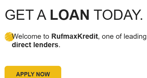 Rufmaxkredit - Review of Unauthorized Website