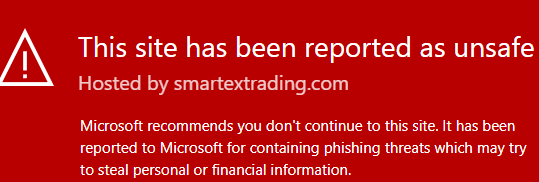Smartex Trading - Review of Unauthorized Website