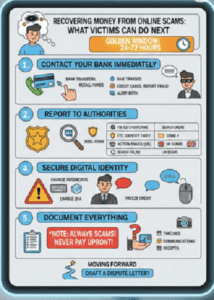 recovering money from online scams